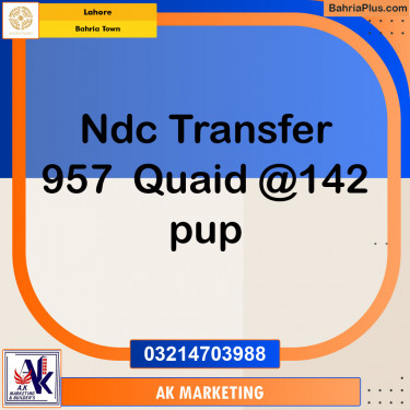 Residential Plot for Sale in Sector E - Quaid Block -  Bahria Town, Lahore - (BP-131670)