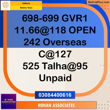 Residential Plot for Sale in Golf Phase 1 -  Bahria Town, Lahore - (BP-131770)