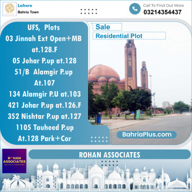 Residential Plot for Sale in Sector E - Jinnah Ext. Block -  Bahria Town, Lahore - (BP-131968)