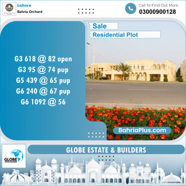 Residential Plot for Sale in Bahria Orchard, Lahore - (BP-132395)