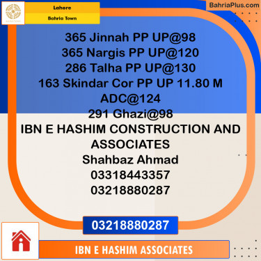 Residential Plot for Sale in Sector E - Jinnah Block -  Bahria Town, Lahore - (BP-132427)