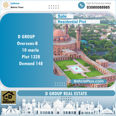 Residential Plot for Sale in Overseas B -  Bahria Town, Lahore - (BP-132463)