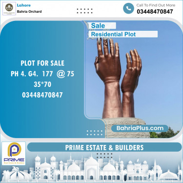 Residential Plot for Sale in Bahria Orchard, Lahore - (BP-132621)