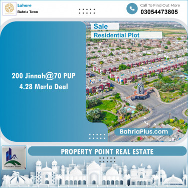 Residential Plot for Sale in Bahria Town, Lahore - (BP-132709)
