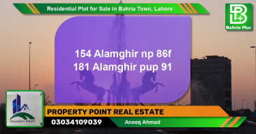 Residential Plot for Sale in Bahria Town, Lahore - (BP-132758)
