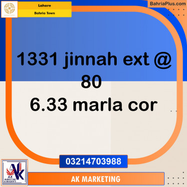 Residential Plot for Sale in Bahria Town, Lahore - (BP-132766)