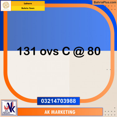 Residential Plot for Sale in Bahria Town, Lahore - (BP-132767)