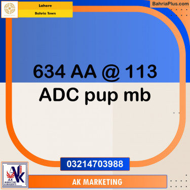 Residential Plot for Sale in Bahria Town, Lahore - (BP-132770)