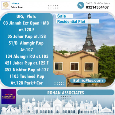 Residential Plot for Sale in Sector E - Jinnah Ext. Block -  Bahria Town, Lahore - (BP-132785)