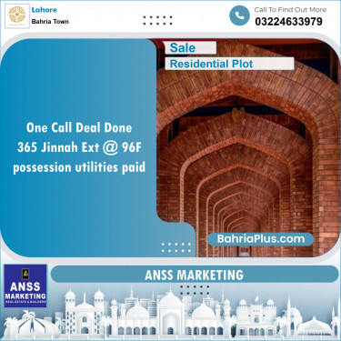 Residential Plot for Sale in Bahria Town, Lahore - (BP-132830)