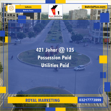 Residential Plot for Sale in Bahria Town, Lahore - (BP-132913)