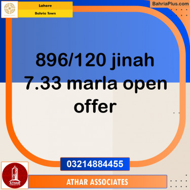Residential Plot for Sale in Bahria Town, Lahore - (BP-133241)