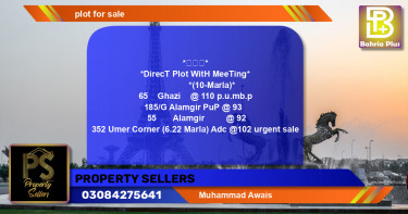 Residential Plot for Sale in Bahria Town, Lahore - (BP-133252)