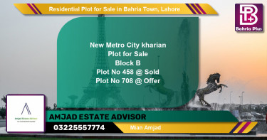 Residential Plot for Sale in Bahria Town, Lahore - (BP-133323)