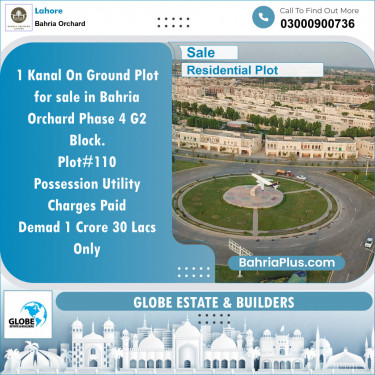 Residential Plot for Sale in Bahria Orchard, Lahore - (BP-133411)