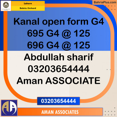 Residential Plot for Sale in Bahria Orchard, Lahore - (BP-133418)