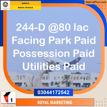 Residential Plot for Sale in Bahria Orchard, Lahore - (BP-133455)