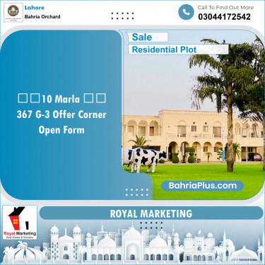 Residential Plot for Sale in Bahria Orchard, Lahore - (BP-133458)