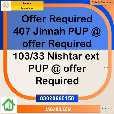 Residential Plot for Sale in Bahria Town, Lahore - (BP-133505)