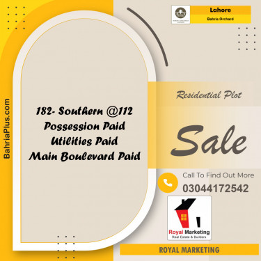 Residential Plot for Sale in Bahria Orchard, Lahore - (BP-133657)