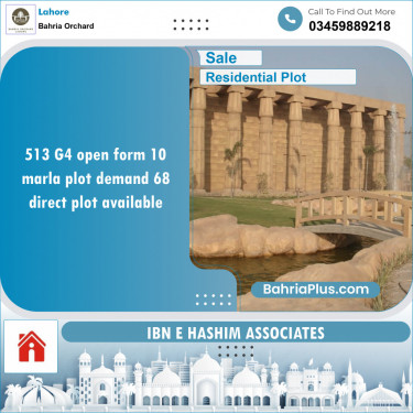 Residential Plot for Sale in Bahria Orchard, Lahore - (BP-133706)