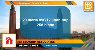 Residential Plot for Sale in Bahria Orchard, Lahore - (BP-133776)