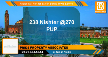 Residential Plot for Sale in Bahria Town, Lahore - (BP-133835)