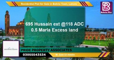 Residential Plot for Sale in Bahria Town, Lahore - (BP-133853)
