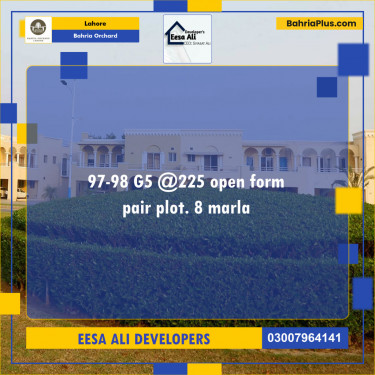 Commercial Plot for Sale in Bahria Orchard, Lahore - (BP-133983)