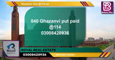 Residential Plot for Sale in Bahria Town, Lahore - (BP-134009)