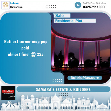 Residential Plot for Sale in Bahria Town, Lahore - (BP-134063)
