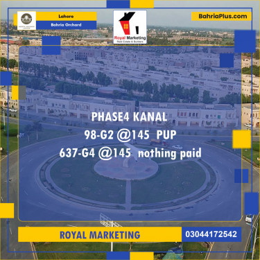 Residential Plot for Sale in Bahria Orchard, Lahore - (BP-134195)
