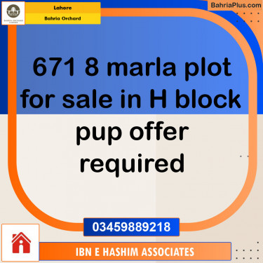 Residential Plot for Sale in Bahria Orchard, Lahore - (BP-134335)
