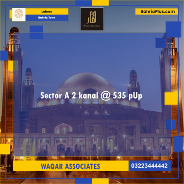 Residential Plot for Sale in Bahria Town, Lahore - (BP-134348)