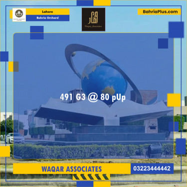 Residential Plot for Sale in Bahria Orchard, Lahore - (BP-134359)