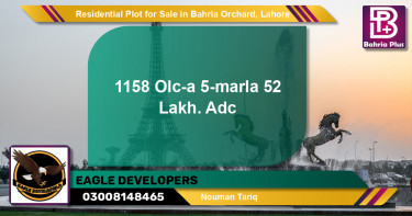 Residential Plot for Sale in Bahria Orchard, Lahore - (BP-134424)