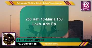 Residential Plot for Sale in Bahria Town, Lahore - (BP-134429)