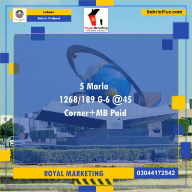 Residential Plot for Sale in Bahria Orchard, Lahore - (BP-134550)