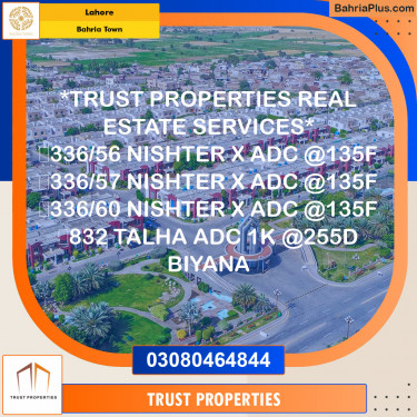 Residential Plot for Sale in Bahria Town, Lahore - (BP-134600)