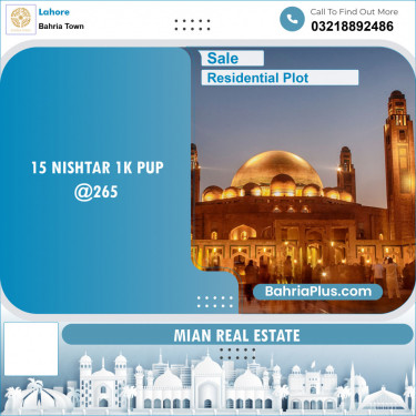 Residential Plot for Sale in Bahria Town, Lahore - (BP-134707)