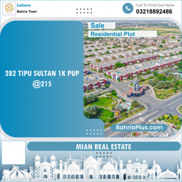 Residential Plot for Sale in Bahria Town, Lahore - (BP-134738)