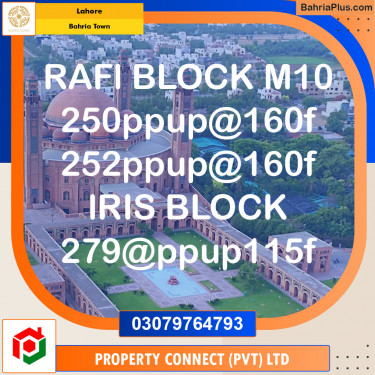 Residential Plot for Sale in Bahria Town, Lahore - (BP-134833)
