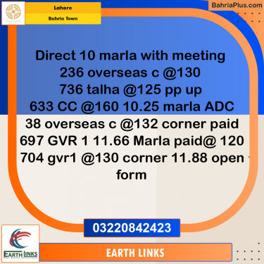 Residential Plot for Sale in Bahria Town, Lahore - (BP-134864)