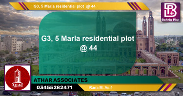 Residential Plot for Sale in Bahria Orchard, Lahore - (BP-134906)