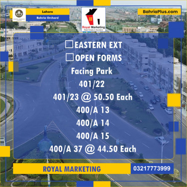 Residential Plot for Sale in Bahria Orchard, Lahore - (BP-134923)