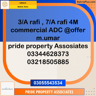 Commercial Plot for Sale in Bahria Town, Lahore - (BP-134944)