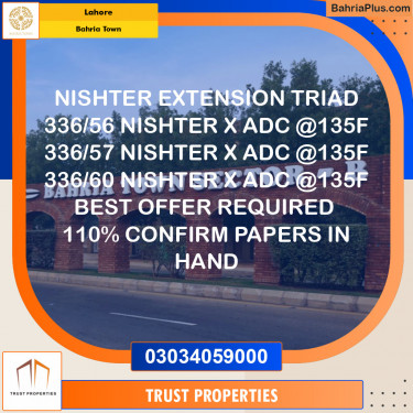 Residential Plot for Sale in Bahria Town, Lahore - (BP-134974)