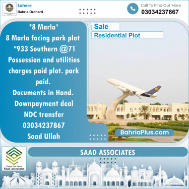 Residential Plot for Sale in Bahria Orchard, Lahore - (BP-135052)