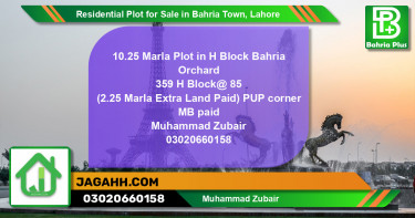 Residential Plot for Sale in Bahria Town, Lahore - (BP-135123)