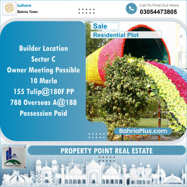Residential Plot for Sale in Bahria Town, Lahore - (BP-135202)